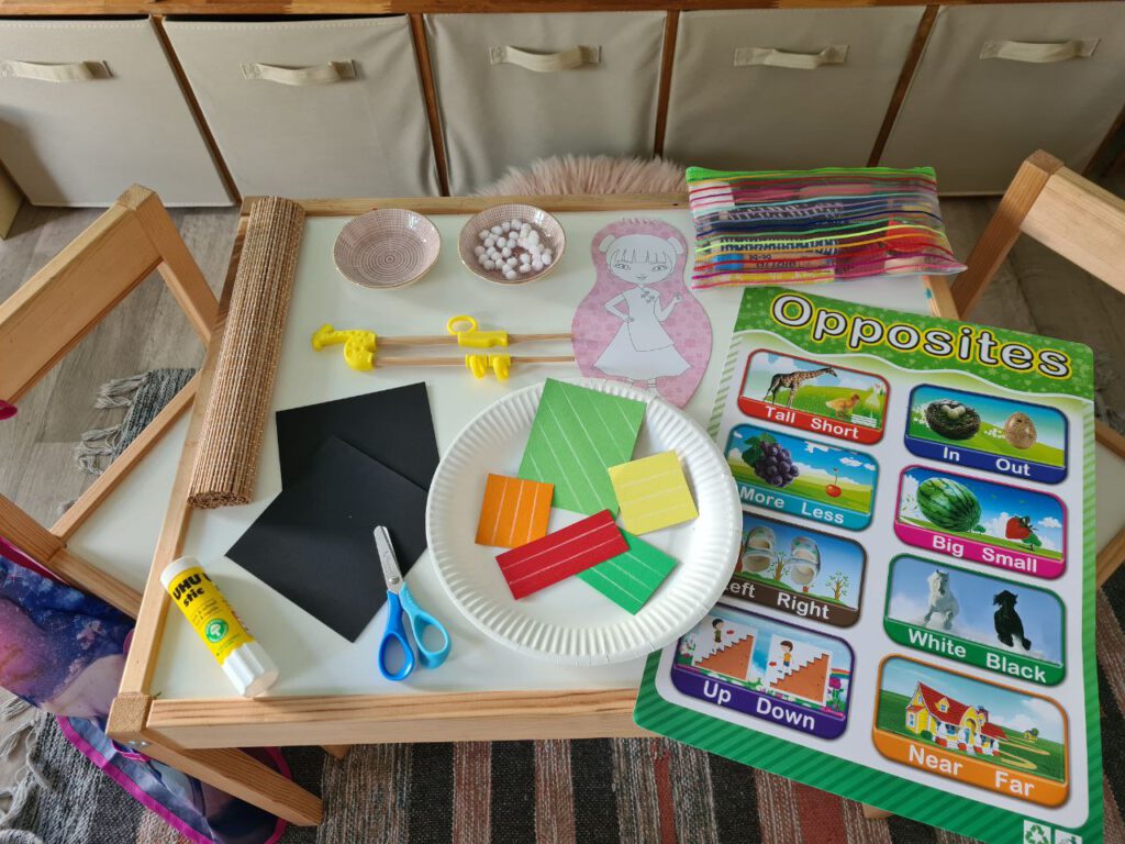 Homeschooling preschool vorbereitung Thema Japan mit Sushi basteln, Stäbchen Motorik und malen